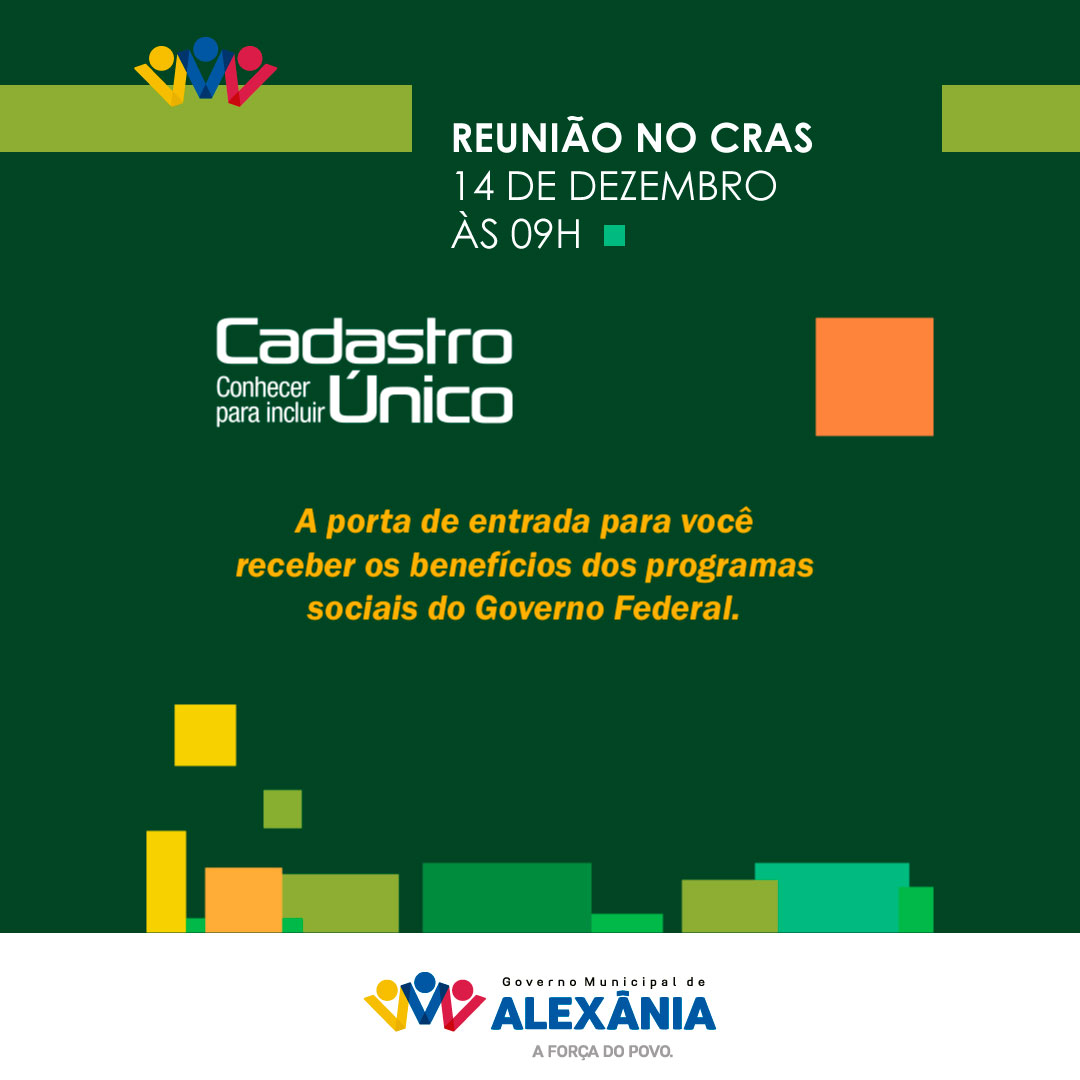 Cadastro Único - Reunião no CRAS 