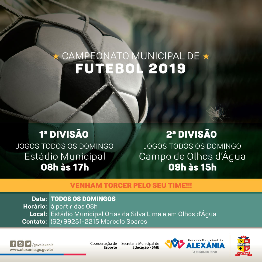 Campeonato Municipal de Futebol - 1º divisão