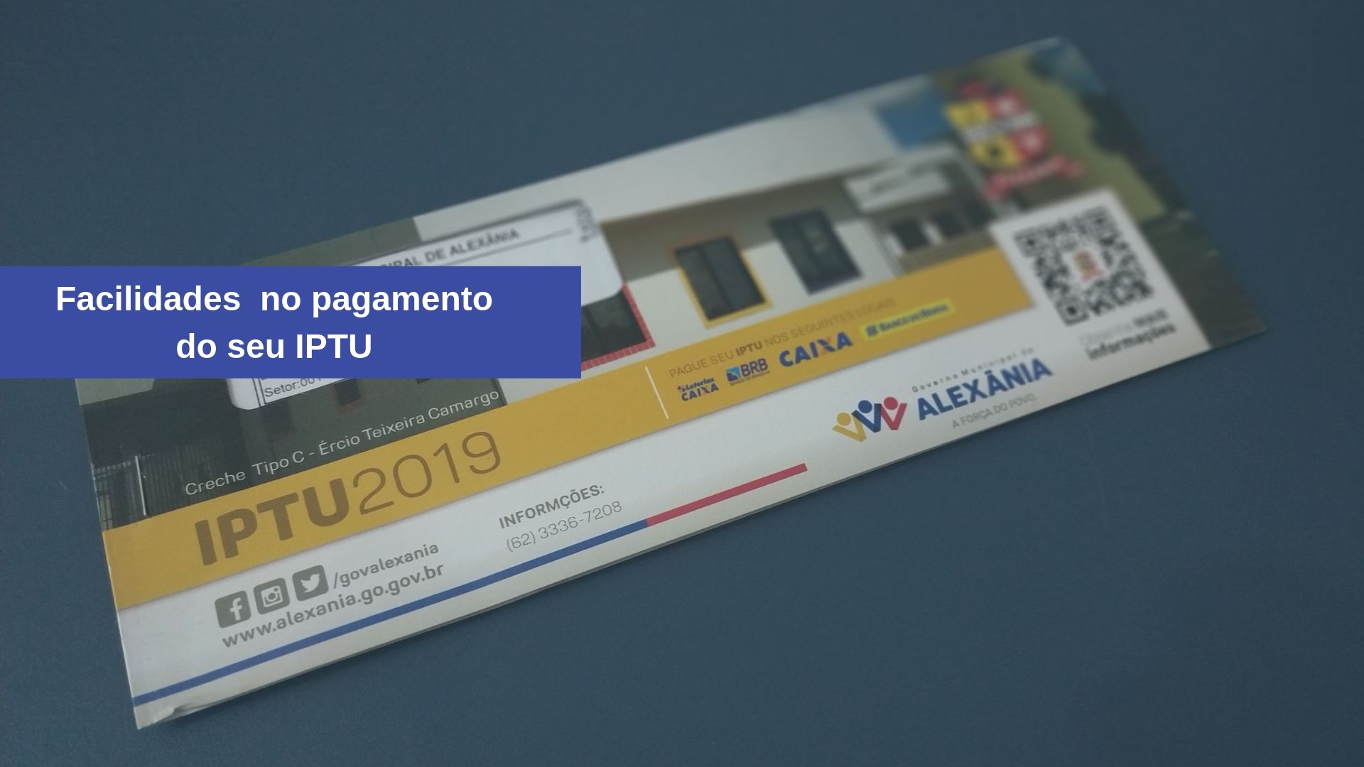 Facilidades para pagamento do seu IPTU
