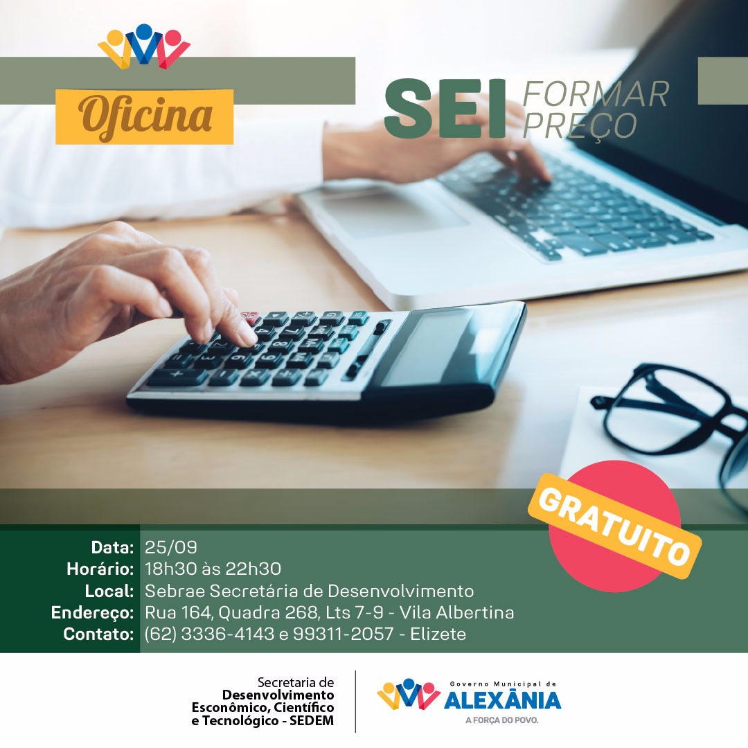 Oficina do SEBRAE em Alexânia