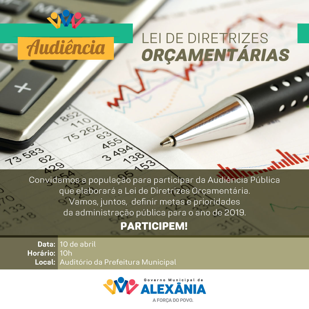 Audiência Pública para discussão da LDO