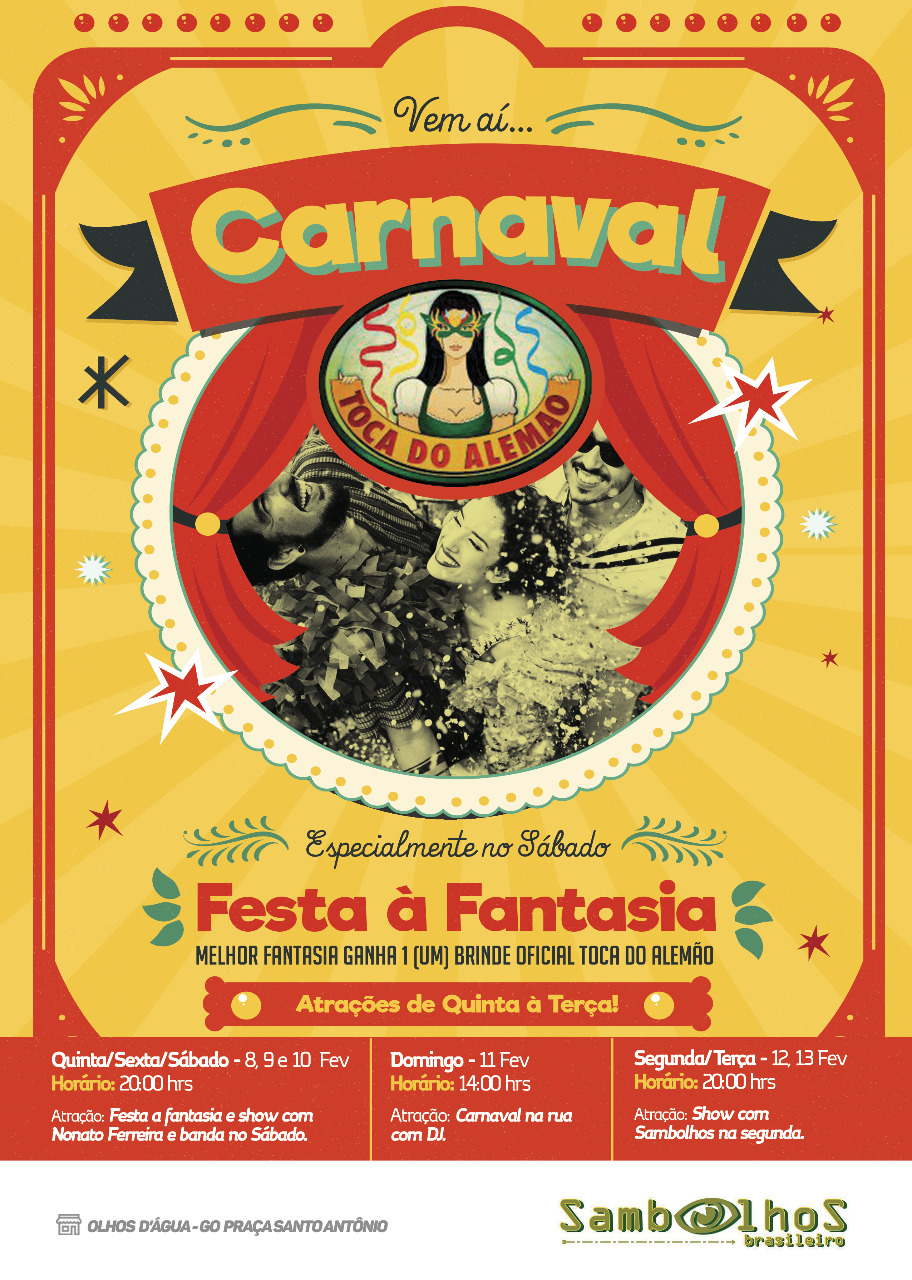 Festa à fantasia e muita música na Toca do Alemão