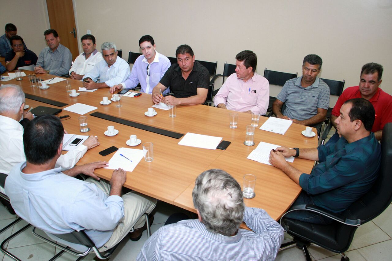 Chefe do executivo se reúne com presidente da CELG