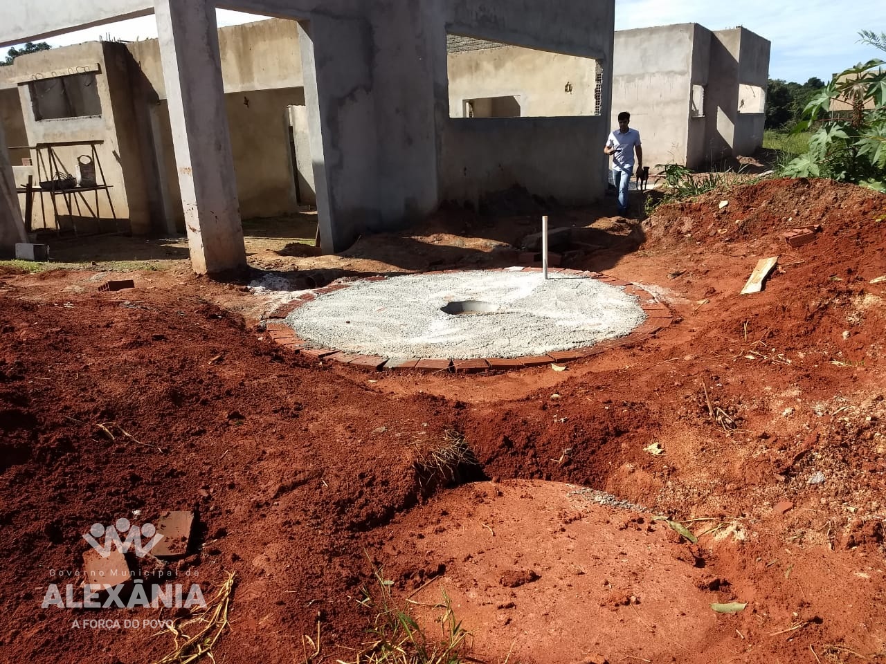 Obras da creche em Olhos D'Água seguem para a reta final