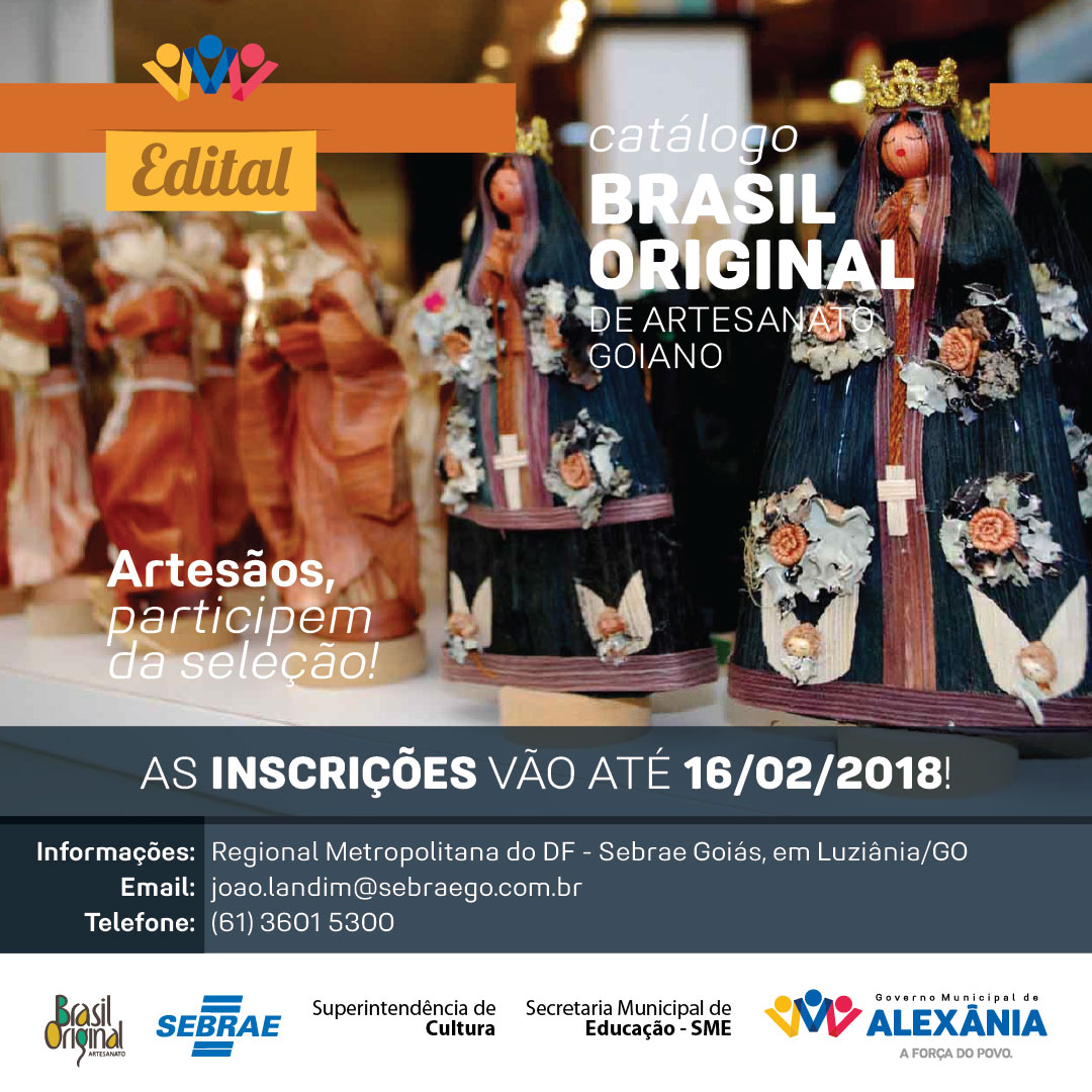 Catálogo do Projeto Brasil Original - Cadastro para artesãos 
