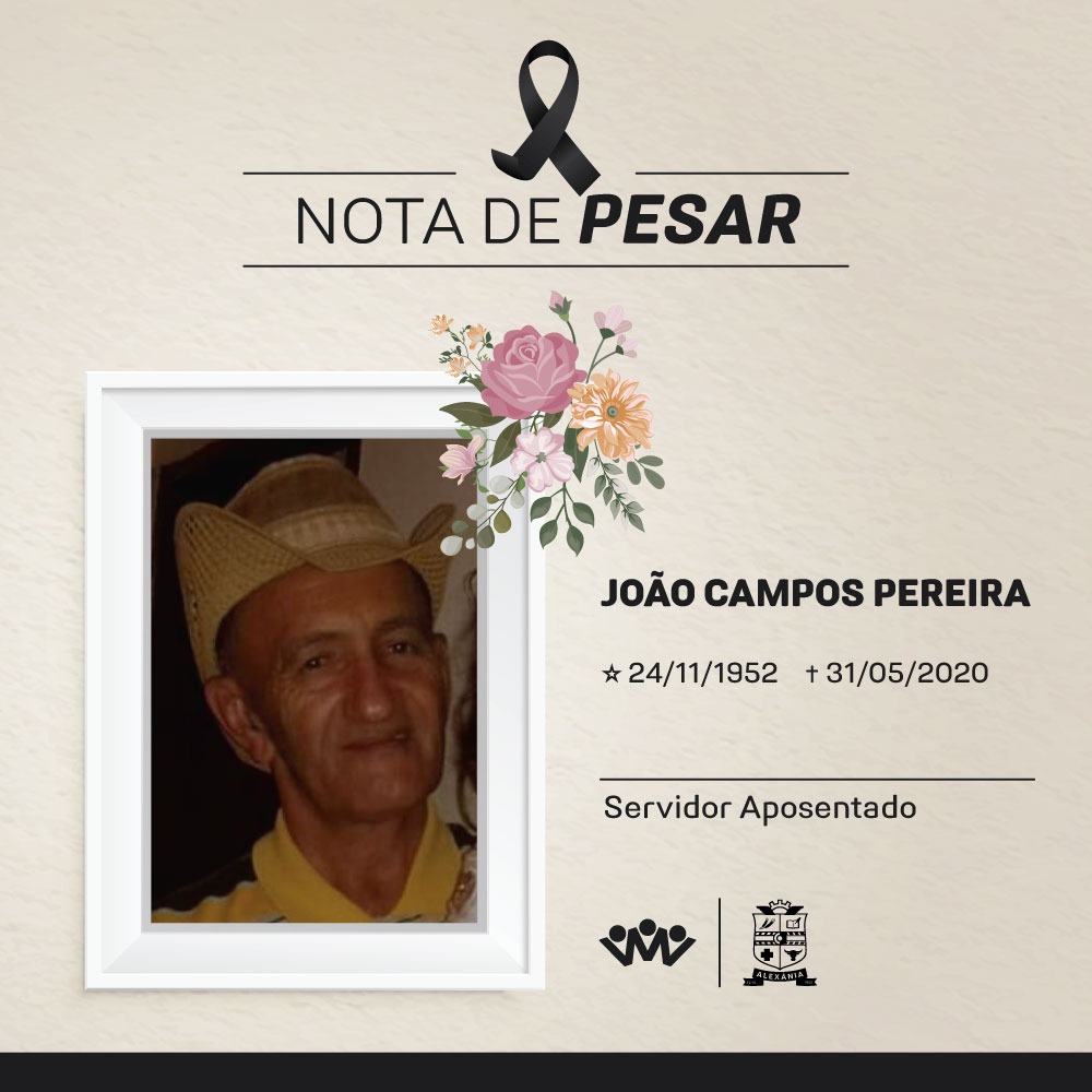 Nota de Pesar - João Campos