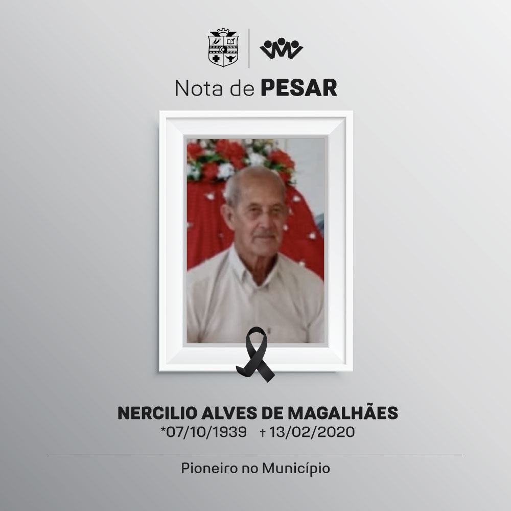 Nota de Pesar - Nercilio Alves de Magalhães