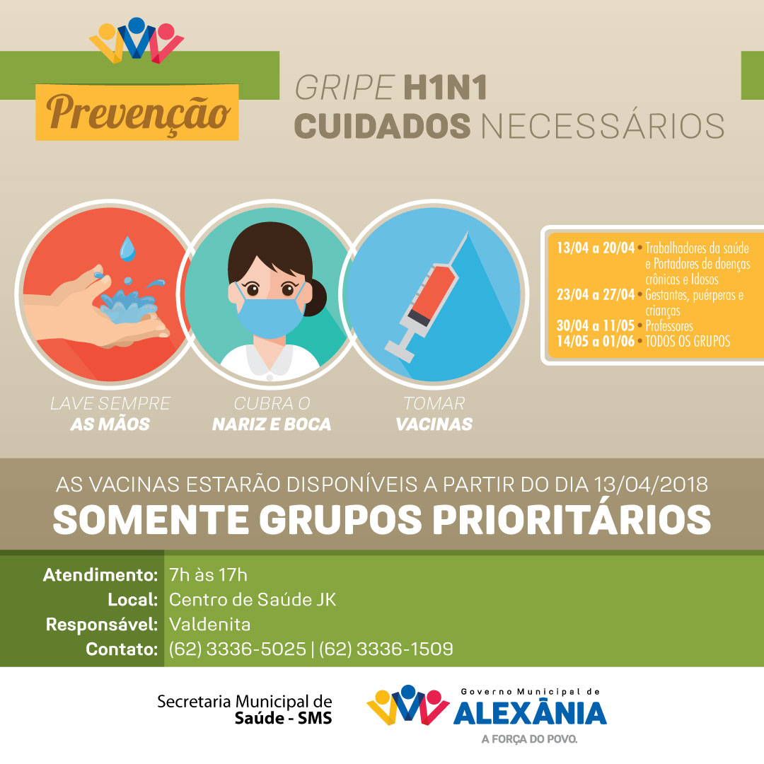 Campanha de vacinação contra gripe 2018