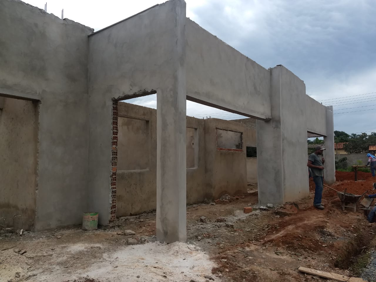 A obra da creche de Olhos d'Água foi retomada