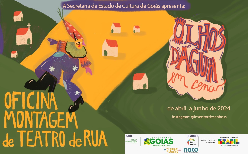 Olhos D'Água em Cena: distrito recebe oficinas gratuitas de Teatro 