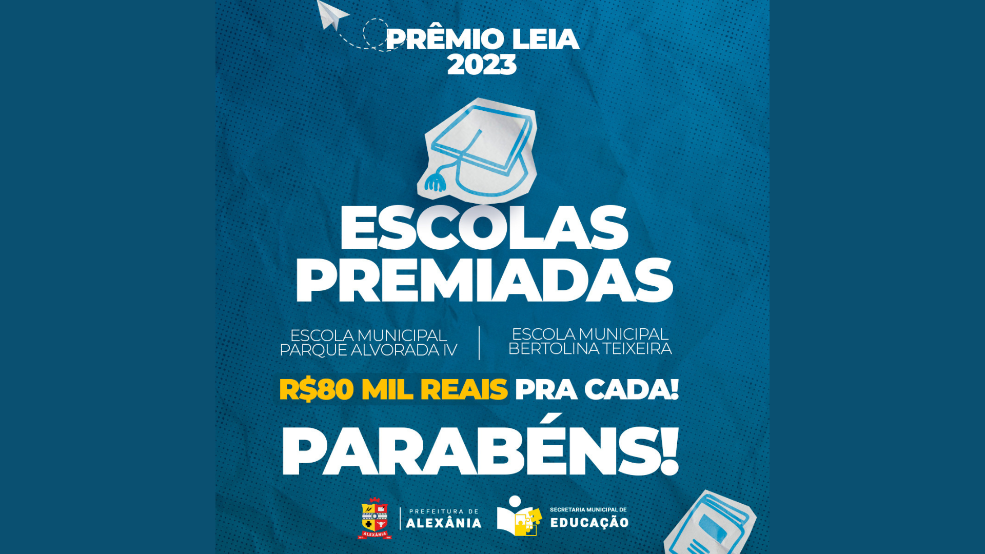 Educação em Alexânia recebe prêmio para escolas municipais no Programa Alfa Mais Goiás 