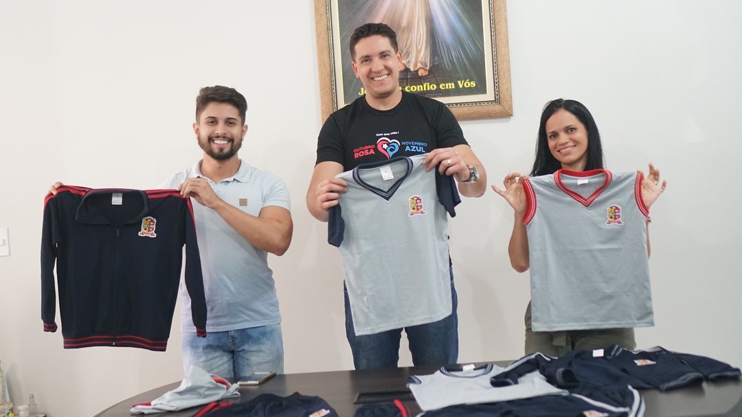Novos uniformes para a Rede Municipal de Educação de Alexânia 👕✅