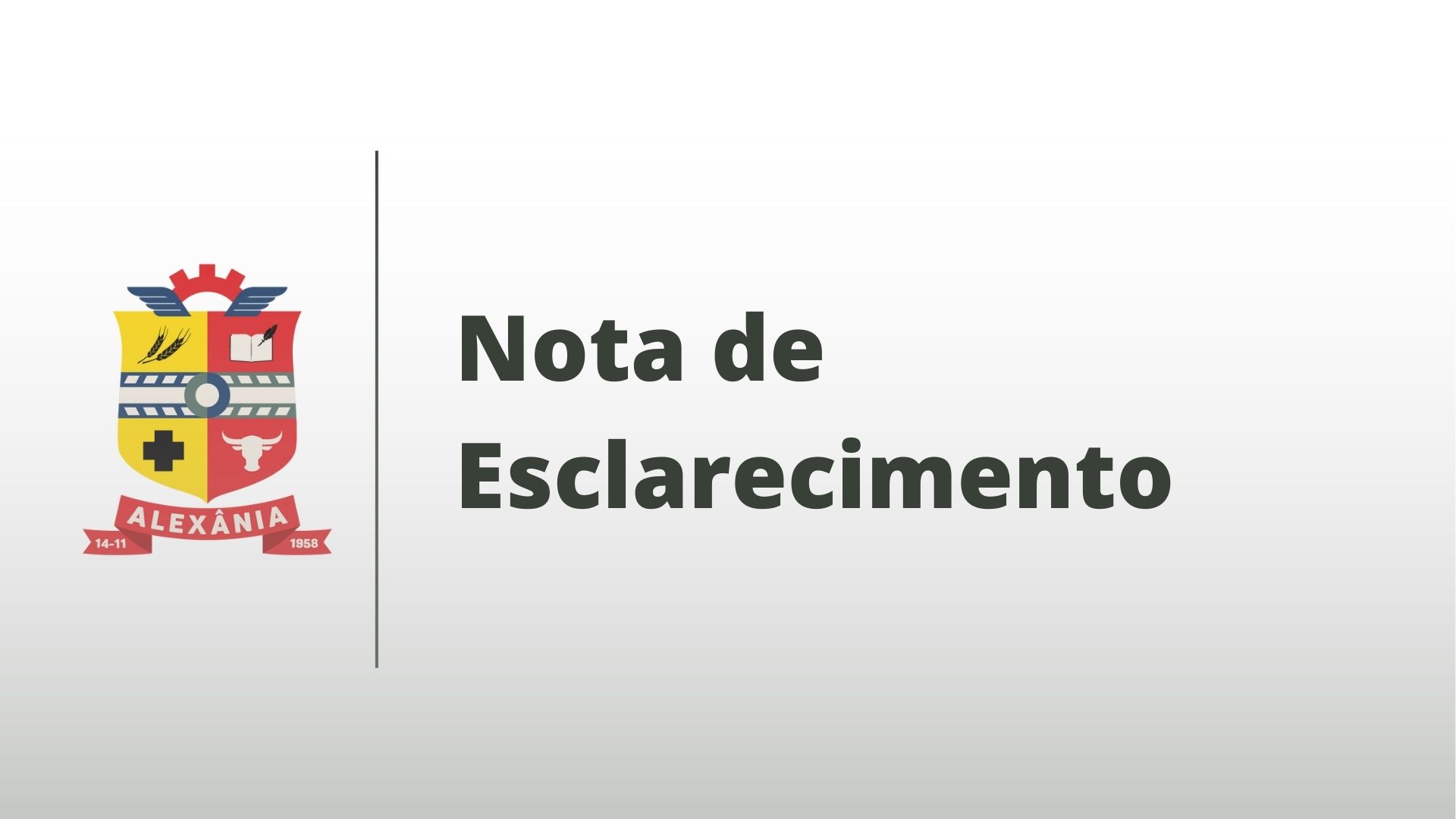 Nota de Esclarecimento